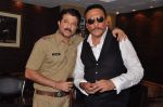 Anil Kapoor, Jackie Shroff snapped at media interviews for TV channels in Cest La Vie, Mumbai on 17th April 2013 (16).JPG